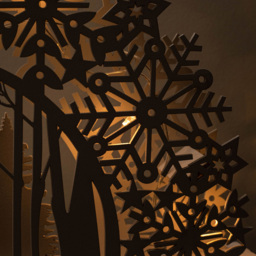 Samuel Alexander White Wooden Snowflake Arch and Trees LED Christmas Decoration 45cm - Size: 45 x 25 x 6cm - Wilko - thumbnail 5