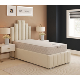 DS Living Aurora Eclipse Small Double Bonnell Spring Mattress with Reflex Foam Layers - White - Wilko - thumbnail 5