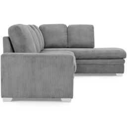 Home Detail Alcott 6 Seater Grey Jumbo Cord Fabric Right Hand Corner Sofa - Wilko - thumbnail 7