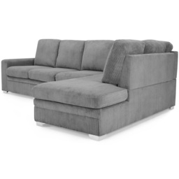 Home Detail Alcott 6 Seater Grey Jumbo Cord Fabric Right Hand Corner Sofa - Wilko - thumbnail 5
