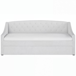 Flair Aurora Cream Boucle Daybed with Trundle - Size: Single - Wilko - thumbnail 4