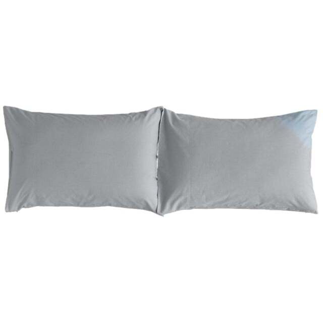 Deyongs Southwick Standard Grey Pillowcase Pair - Size: 50 x 75cm - Wilko - image 1