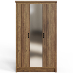 GFW Boston Knotty Oak 4 Piece Bedroom Furniture Set - Brown - Wilko - thumbnail 6