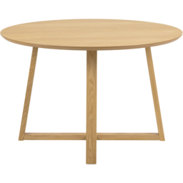 Florence Malika Round Dining Table Oak - Brown - Furniture To Go - Wilko - thumbnail 4