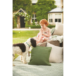 Hug Rug Dark Green Diamond Woven Rug 80 x 150cm - Wilko - thumbnail 4