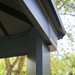 Palram Canopia Dallas 4.2 x 4.8m Grey Gazebo - Size: 207.5 x 422 x 483cm - Wilko - thumbnail 3