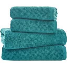 Deyongs Romeo Peacock Hand Towel - Size: 85 x 145cm - Blue - Wilko - thumbnail 1