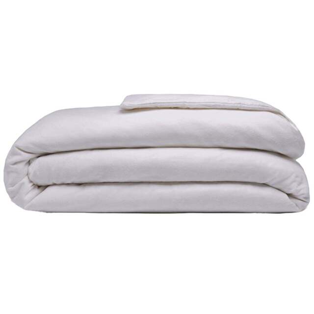 Serene King Size Grey Brushed Cotton Duvet Cover - Wilko - image 1