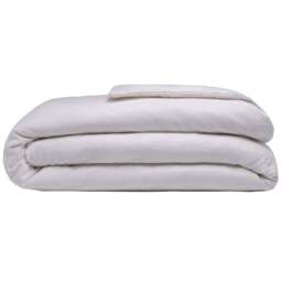 Serene King Size Grey Brushed Cotton Duvet Cover - Wilko
