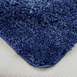 Velosso Knox Navy Bath Mat set - Size: 50 x 80 x 1cm - Blue - Wilko - thumbnail 4