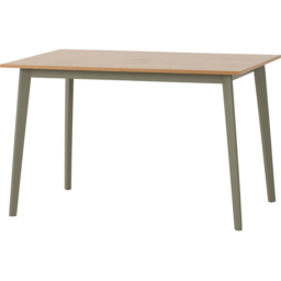 Seconique Balfour 4 Seater Dining Oak Effect Sage Green and Mink Microsuede - Sage Green/Oak/Mink Microsuede - Wilko - thumbnail 5