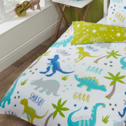 Rapport Home Roarsome Single Multicolour Reversible Duvet Cover Set - Wilko - thumbnail 3