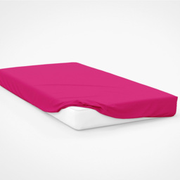 Serene Double Fuchsia Fitted Bed Sheet - Pink - Wilko - thumbnail 3