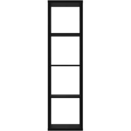 Florence Mauro 3 Shelf Matt Black Bookshelf - Wilko - thumbnail 4