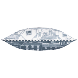 Wylder Blue Abersoch Town Reversible Cushion 45 x 45cm - Wilko - thumbnail 5