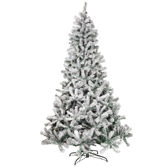 Samuel Alexander Snow Flocked Artificial Christmas Tree 8ft - Multi - Wilko - image 1