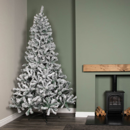 Samuel Alexander Snow Flocked Artificial Christmas Tree 8ft - Multi - Wilko - thumbnail 7