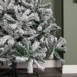 Samuel Alexander Snow Flocked Artificial Christmas Tree 8ft - Multi - Wilko - thumbnail 4
