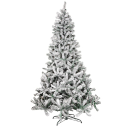 Samuel Alexander Snow Flocked Artificial Christmas Tree 8ft - Multi - Wilko