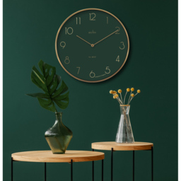 Acctim Madison Jungle Round Wall Clock 35cm - Size: 4 x 35 x 35cm - Green - Wilko - thumbnail 3