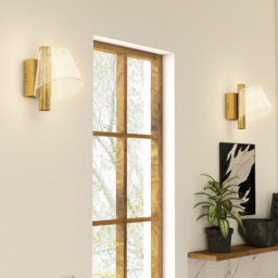 HOMCOM Gold Modern Starry LED Wall Light 2 Pack - Size: 20 x 23.5 x 38.5cm - Wilko - thumbnail 6