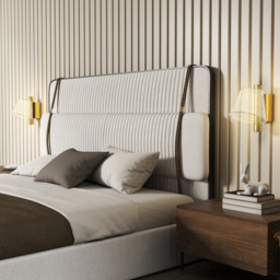 HOMCOM Gold Modern Starry LED Wall Light 2 Pack - Size: 20 x 23.5 x 38.5cm - Wilko - thumbnail 4