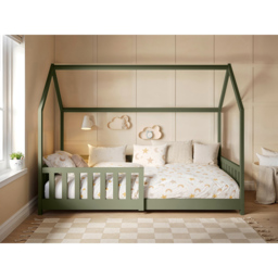 Flair Explorer Single Olive Green Play House Bed Frame with Rails - Wilko - thumbnail 5