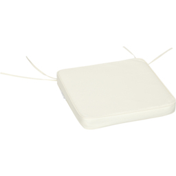 Outsunny White Dining Chair Seat Pad Cushion 42 x 42cm 6 Pack - Cream - Wilko - thumbnail 4