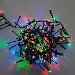 Shatchi 1920 Multicolour LED Multifunction Green Cable Christmas Cluster Light 28.8m - Size: 6 x 1.5 x 2cm - Wilko - thumbnail 1