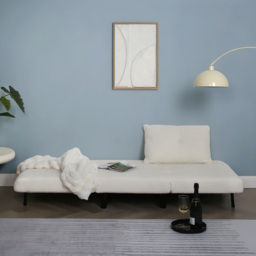 Aurora Single Seater Boucle Sofa Bed - Cream - Home Garden Direct - Wilko - thumbnail 7