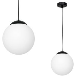 Milagro Lima Black Pendant Lamp 230V - Size: 25 x 25 x 100cm - Wilko - thumbnail 3