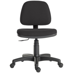 Teknik Ergo Blaster Fabric Chair Black - Size: 47 x 46 x 46cm - Wilko - thumbnail 3