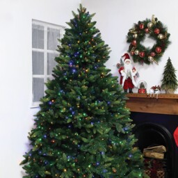 Coronation Pre Lit Tree 7ft  - Green - Winter Wonderland - Wilko