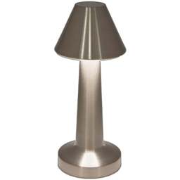 Global Gizmos Silver Rechargeable LED Table Lamp - Wilko - thumbnail 1