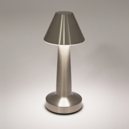 Global Gizmos Silver Rechargeable LED Table Lamp - Wilko - thumbnail 6