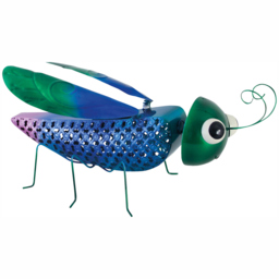 Luxform Solar Powered Dragonfly Garden Ornament - Size: 21 x 23 x 43cm - Multi - Wilko