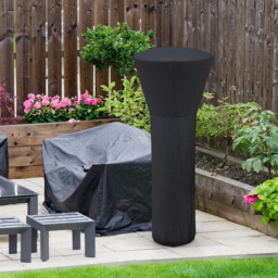 Costway Black Outdoor Patio Heater Cover with Zipper - Size: 36 x 25 x 6cm - Wilko - thumbnail 3