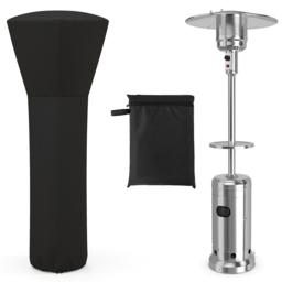 Costway Black Outdoor Patio Heater Cover with Zipper - Size: 36 x 25 x 6cm - Wilko - thumbnail 4