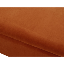 GFW Mystica Russet Velvet Ottoman Storage Bench - Size: 37 x 98 x 43cm - Brown - Wilko - thumbnail 5