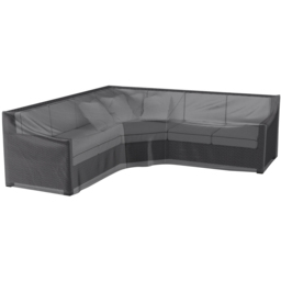 Platinum AeroCover Waterproof L Shape Outdoor Sofa Cover 90 x 255 x 255cm - Grey - Wilko - thumbnail 1
