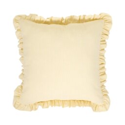 Clementine Frill Cushion Yellow - Divante - Wilko - thumbnail 5