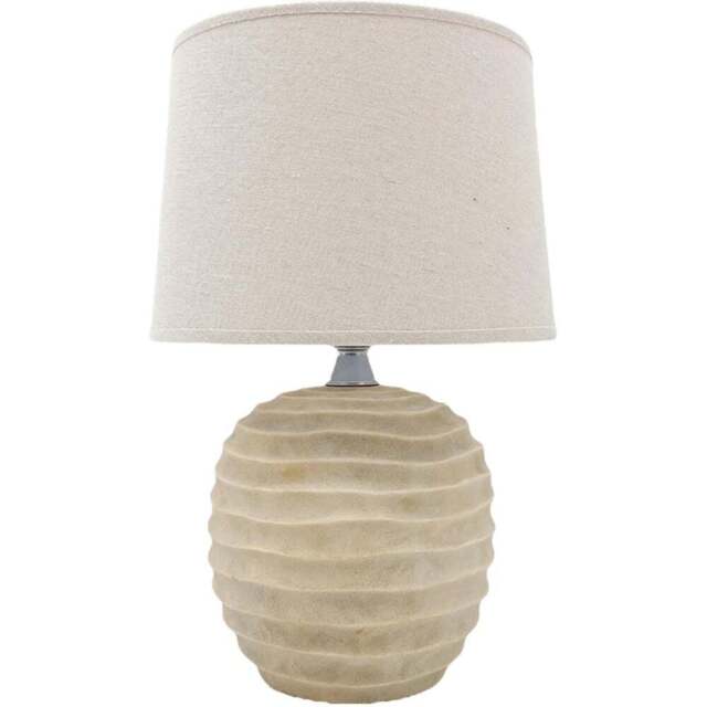 Acacia Home Fabric Shade Table Lamp 44 x 20 x 20cm - Multi - Wilko - image 1