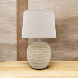 Acacia Home Fabric Shade Table Lamp 44 x 20 x 20cm - Multi - Wilko - thumbnail 3