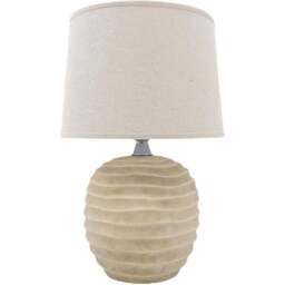 Acacia Home Fabric Shade Table Lamp 44 x 20 x 20cm - Multi - Wilko - thumbnail 1