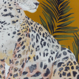 Paoletti Leopardis Black Cat Printed Polyester Filled Outdoor Cushion 50 x 50cm - Wilko - thumbnail 5