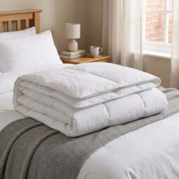 Divante King Size White Hotel Cotton Duvet 10.5 Tog - Wilko - thumbnail 6