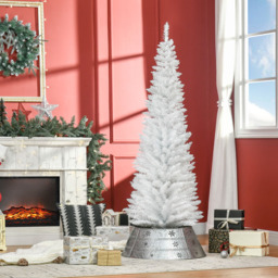 Everglow White Artificial Christmas Pine Tree 5.9ft - Size: 6ft - Wilko - thumbnail 3