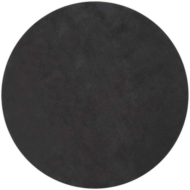 tectake Zonelle Anthracite Short Pile Ultra Soft Rug 120 x 120cm - Size: 8 x 28 x 38cm - Black - Wilko - image 1