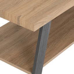 Seconique Eddie Grey and Sonoma Effect Coffee Table - Size: 55 x 110 x 45cm - Wilko - thumbnail 6