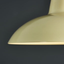 ValueLights Civic Metro Style Cream Metal Retro Pendant Light Shade - Size: 12 x 28.8 x 28.8cm - Wilko - thumbnail 6